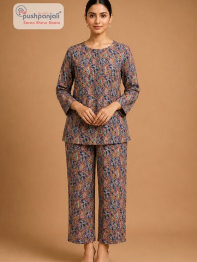 Women's Multicolor Paisley Printed Co-ord Set