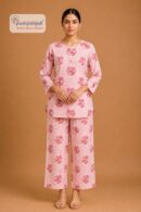 Women's Pink Floral Printed Co-ord Set
