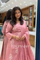 Rose Pink Cotton Straight Kurta Pant Set