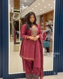 Designer Red Suit Set