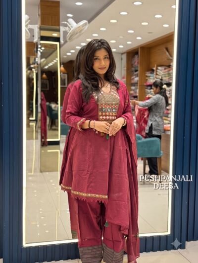 Designer Red Suit Set