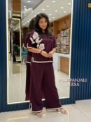 💜 Maroon Airport Look Co-Ord Set