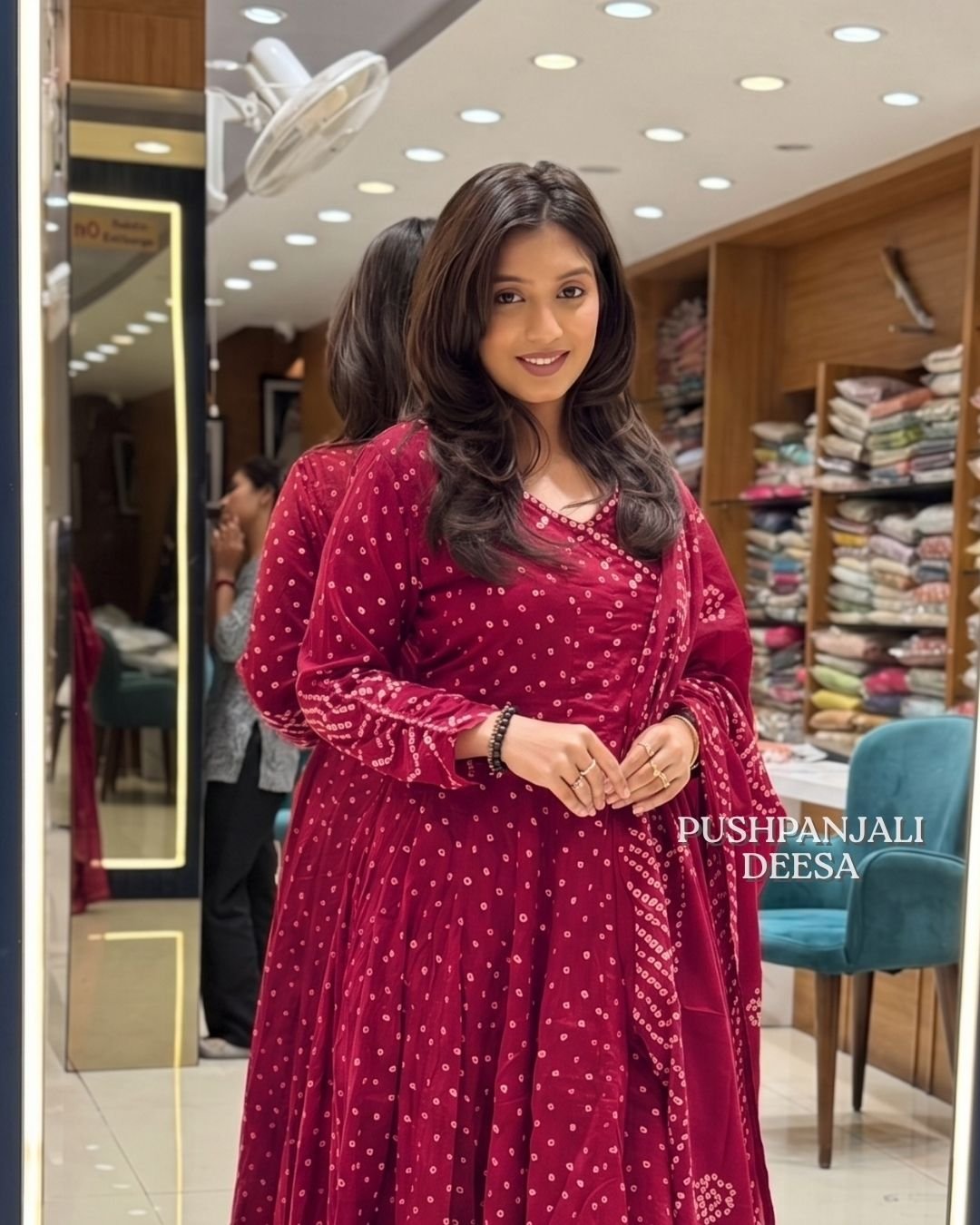 Magenta Anarkali Suit Set - Image 2