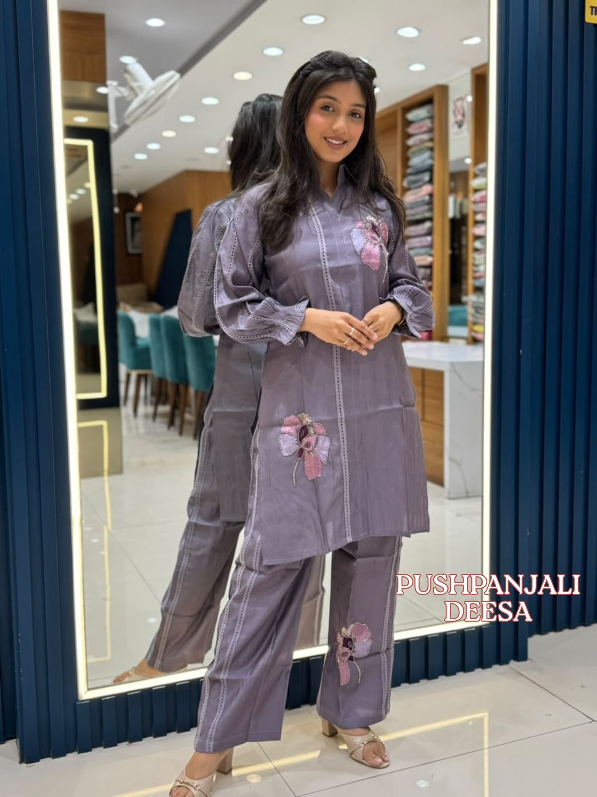 Lavender Grey Co-ord Set - Image 3