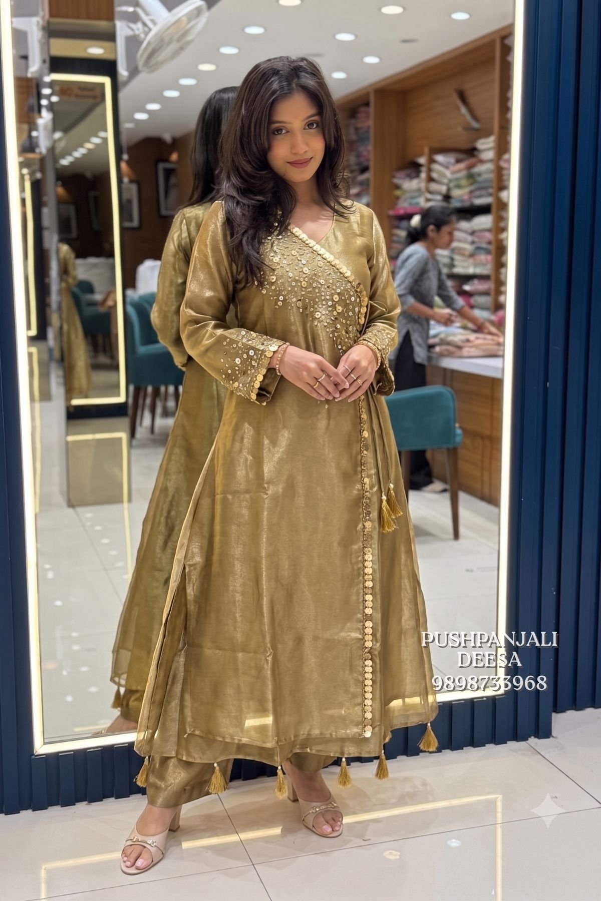 Golden Olive Suit Set