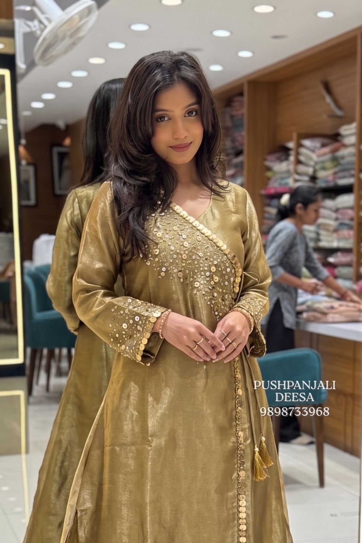 Golden Olive Suit Set - Image 2
